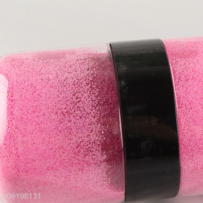 China Imports No.6 Colored Sand Terrarium Centerpiece Filler Pink Colored Sand