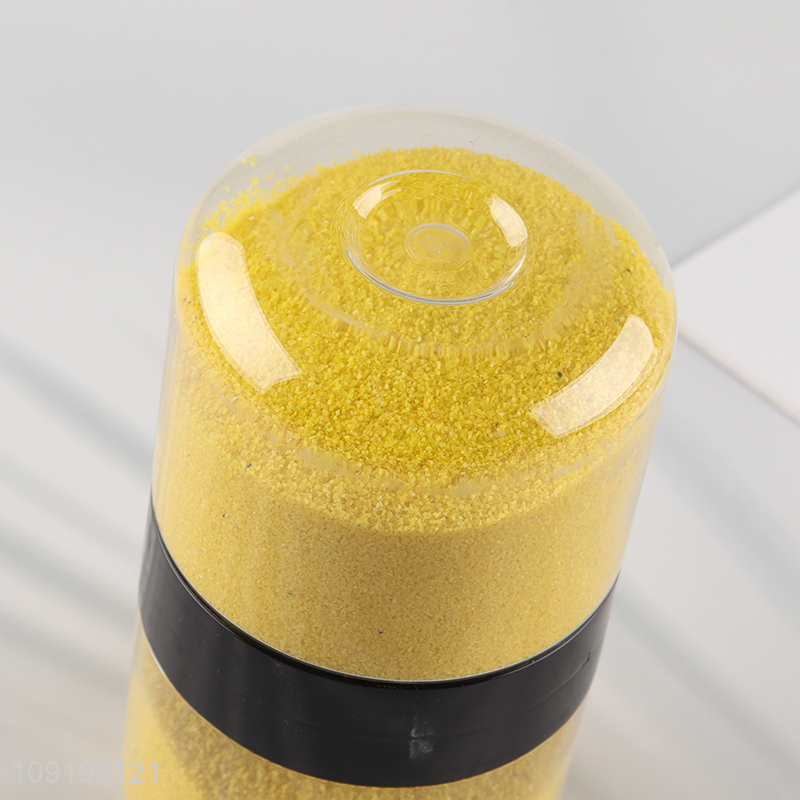 Wholesale No.6 Colored Sand Vase Filler Event Decor Yolk Yellow Colored Sand
