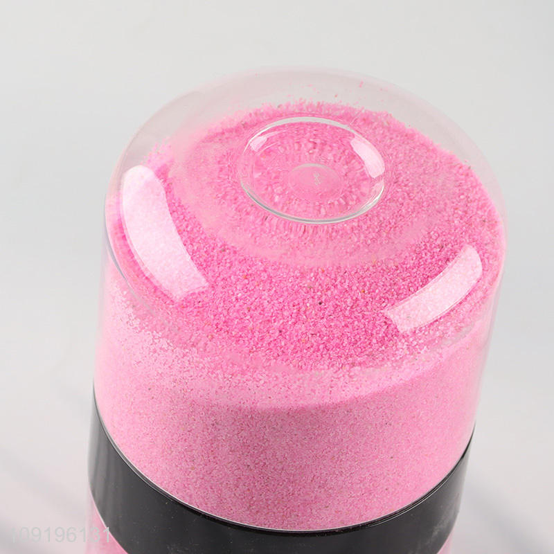 China Imports No.6 Colored Sand Terrarium Centerpiece Filler Pink Colored Sand