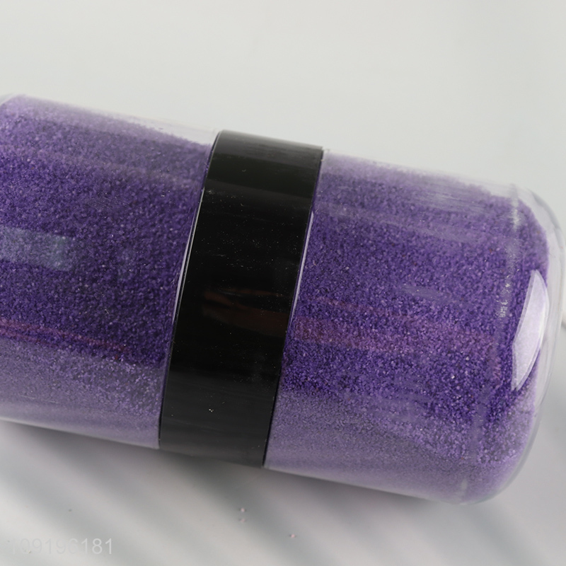 Hot Selling No.6 Colored Sand Vase Filler Dyed Sand Purple Colored Sand