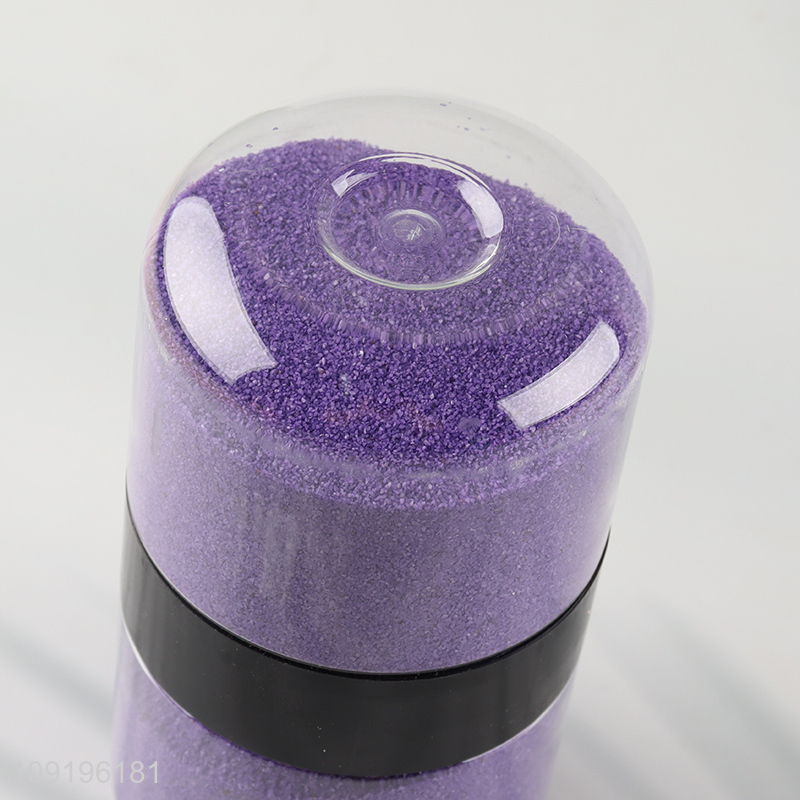 Hot Selling No.6 Colored Sand Vase Filler Dyed Sand Purple Colored Sand