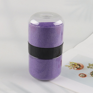 Hot Selling No.6 Colored Sand Vase Filler Dyed Sand Purple Colored Sand