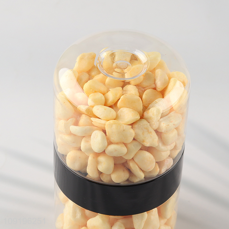 Hot Selling 10-12mm Colored Rive Socks Fish Tank Filler Stones Light Salmon