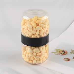 Hot Selling 10-12mm Colored Rive Socks Fish Tank Filler Stones Light Salmon