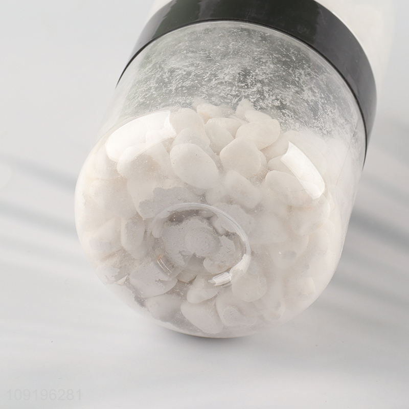 Factory Price 10-12mm Colored Rive Socks Fish Tank Filler Stones White Color