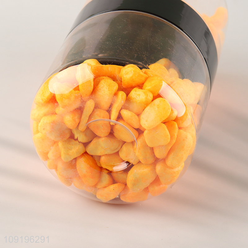 China Imports 10-12mm Colored Rive Socks Fish Tank Filler Stones Saffron Yellow