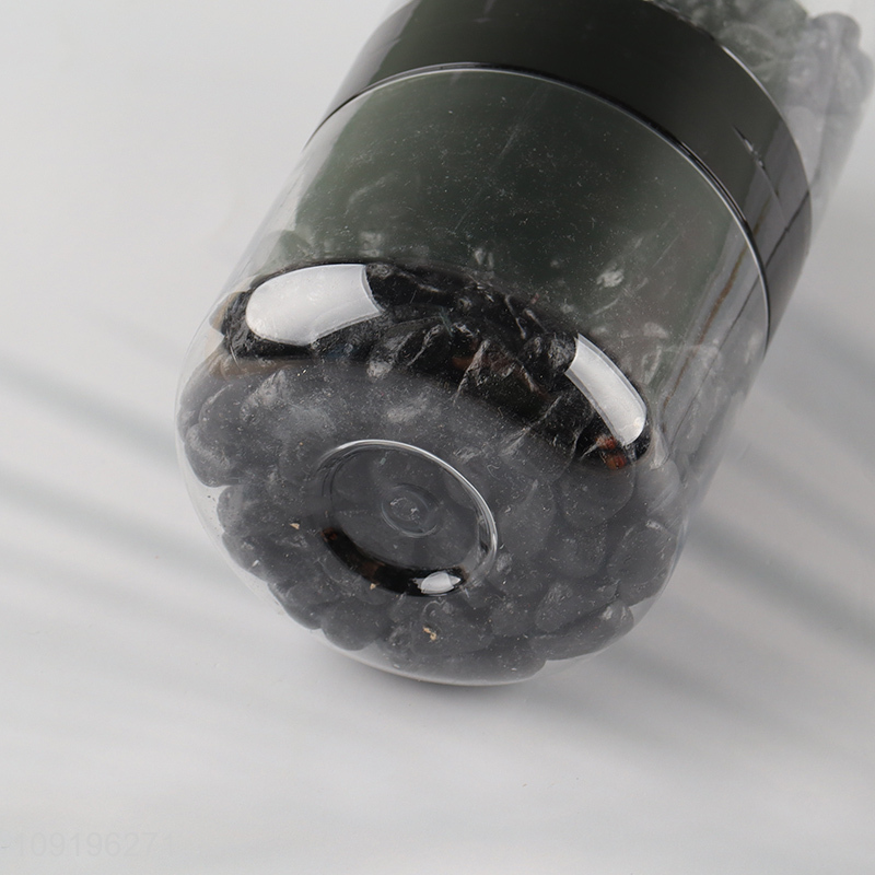 High Quality 10-12mm Colored Rive Socks Fish Tank Filler Stones Black Color