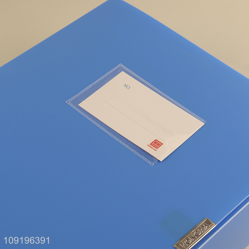 Hot Selling A4 Storage File Box Plastic Archives Case Document Box