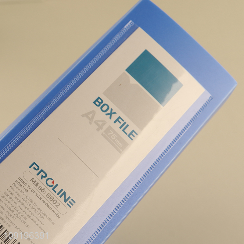 Hot Selling A4 Storage File Box Plastic Archives Case Document Box