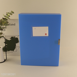 Hot Selling A4 Storage File Box Plastic Archives Case Document Box