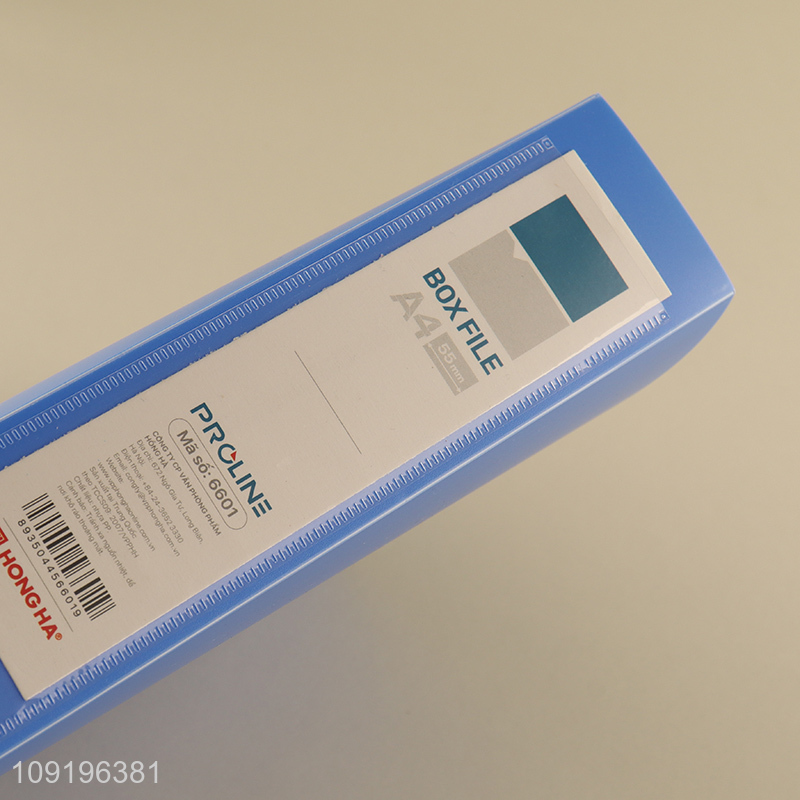 Good Quality A4 Plastic File Box Plastic Archives Case for Home Office