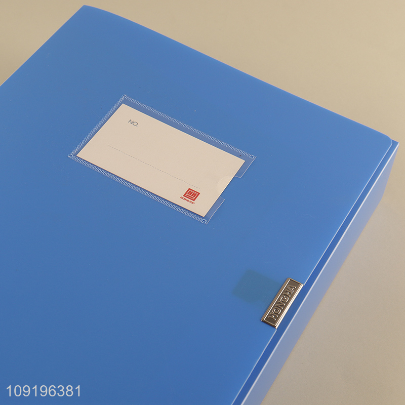 Good Quality A4 Plastic File Box Plastic Archives Case for Home Office