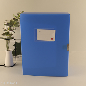High Quality A4 Storage File Box Plastic Document Box for Office School