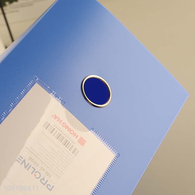 High Quality A4 Storage File Box Plastic Document Box for Office School