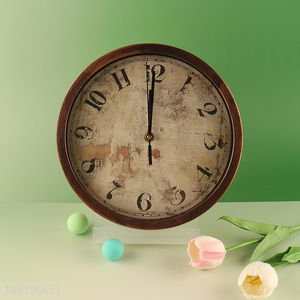 Hot Selling Round Wall Clock Vintage Wall Clock for Home Decor
