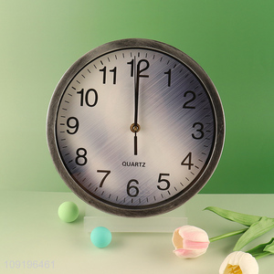 High Quality Round Wall Clock Vintage Battery Operated Wall Clock