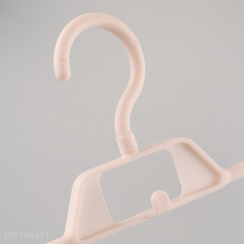 Factory Price Plastic Pant Hanger Non-Slip Space Saving Skirt Hanger