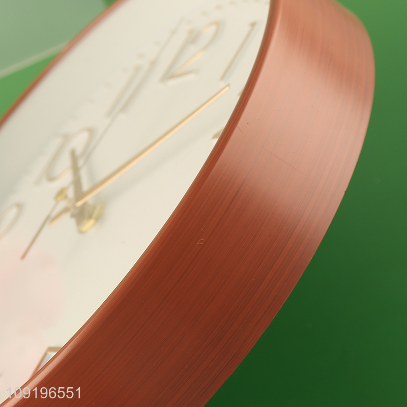 New Product Round Wall Clock Battery Operated Analog Wall Clock