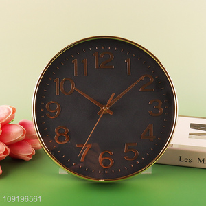 High Quality Round Quartz Wall Clock for Home Kitchen Bedroom
