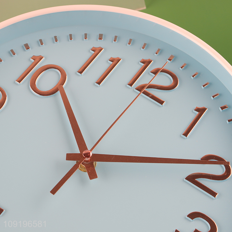 China Imports Round Battery Operated Wall Clock for Home Office