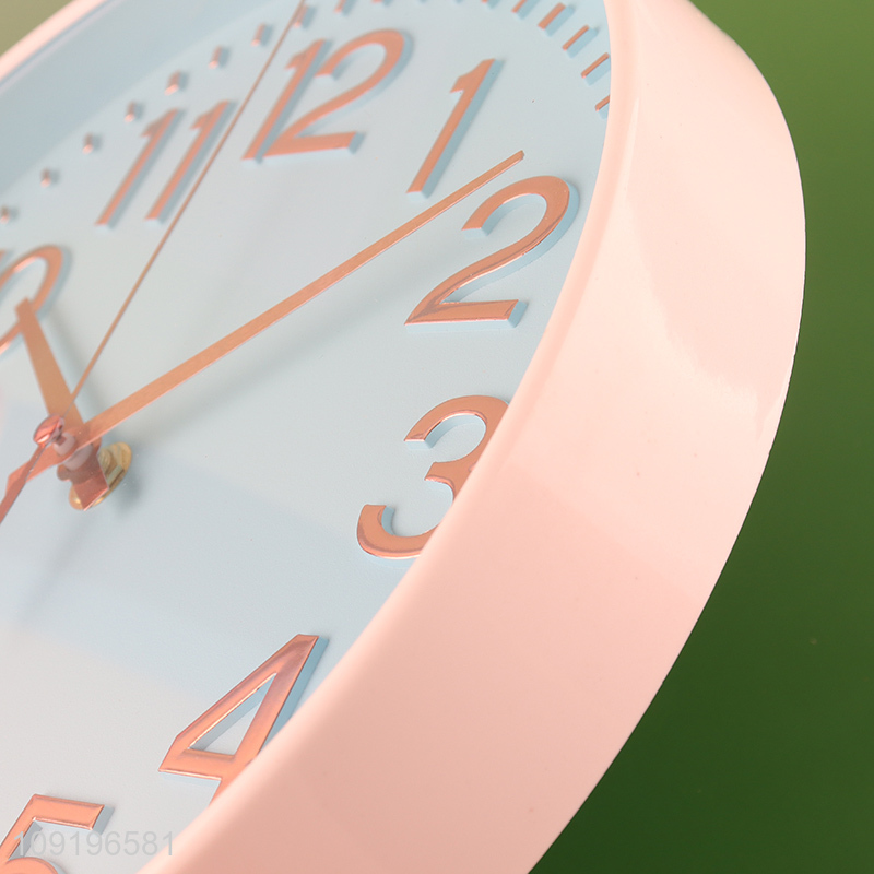 China Imports Round Battery Operated Wall Clock for Home Office