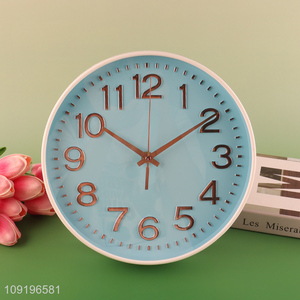 China Imports Round Battery Operated Wall Clock for Home Office
