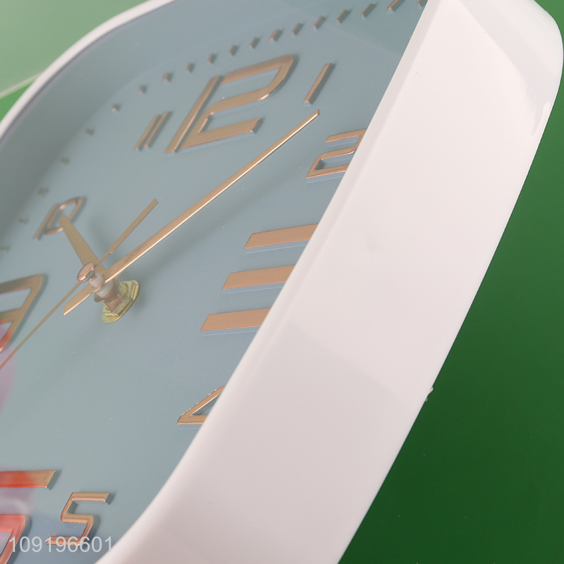 Online Wholesale Square Wall Clock for Living Room Kitchen Decoration