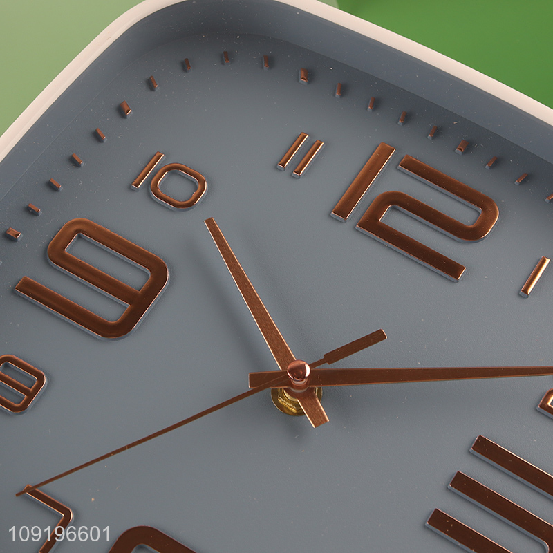 Online Wholesale Square Wall Clock for Living Room Kitchen Decoration