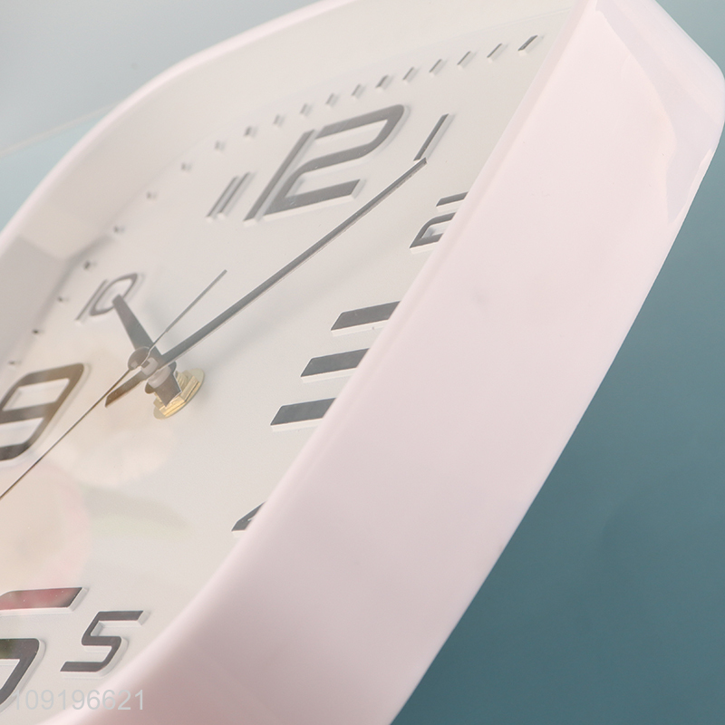 New Arrival Square Plastic Wall Clock for Living Room Decoration