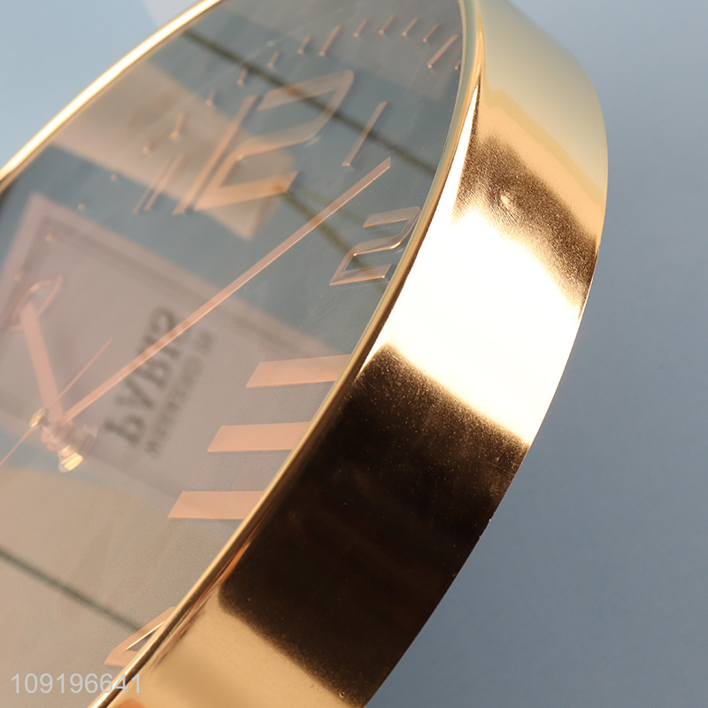 New Product Round Silent Plastic Wall Clock for Home Decoration