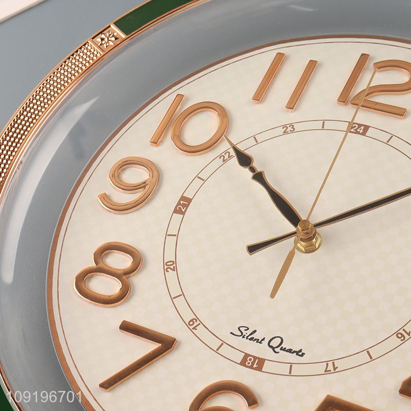 Good Quality Round Wall Clock for Living Room Kitchen Decoration