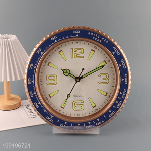 Hot Selling Round Plastic Wall Clock for Living Room Decoration