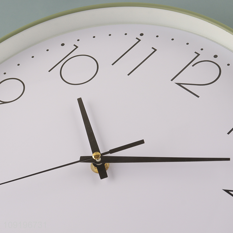 New Product Round Wall Clock Silent Analog Quartz Wall Clock