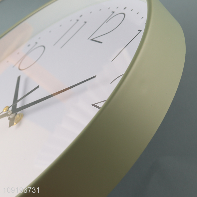 New Product Round Wall Clock Silent Analog Quartz Wall Clock