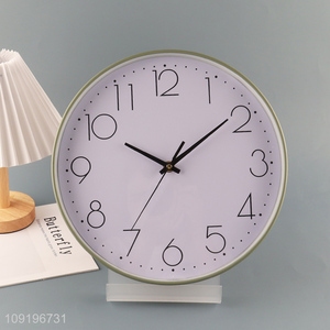 New Product Round Wall Clock Silent Analog Quartz Wall Clock