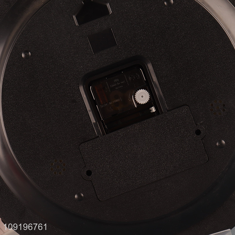 China Imports Round Quartz Wall Clock for Home Kitchen Bedroom