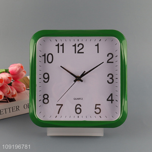 Online Wholesale Square Battery Operated Wall Clock for Home Office