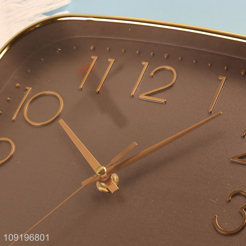 New Arrival Square Wall Clock for Living Room Kitchen Decoration