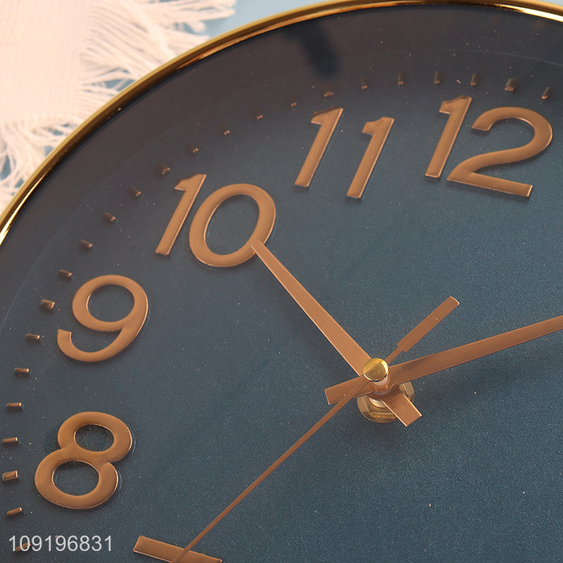 High Quality Round Wall Clock Silent Analog Quartz Wall Clock