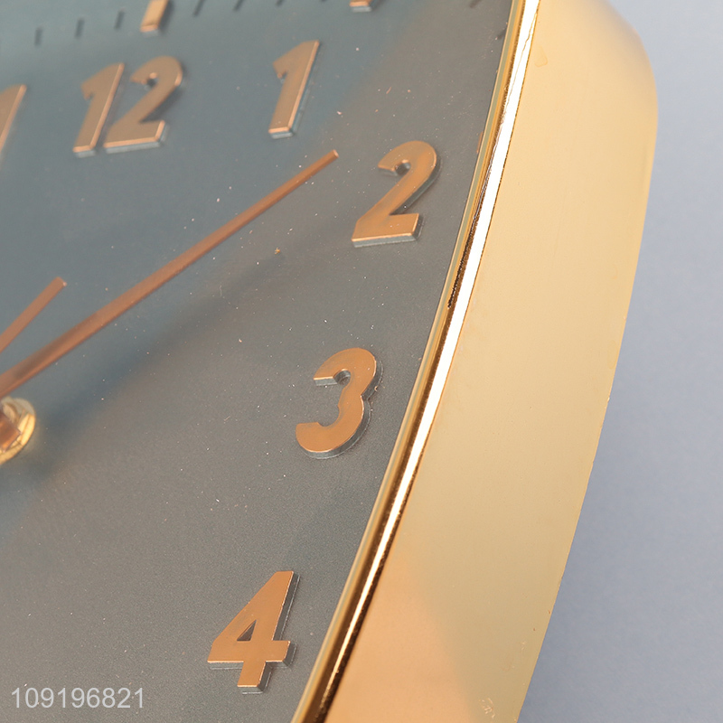 New Product Square Plastic Wall Clock for Living Room Decoration