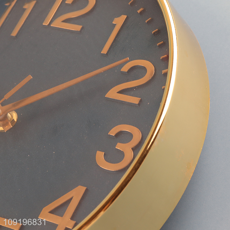 High Quality Round Wall Clock Silent Analog Quartz Wall Clock