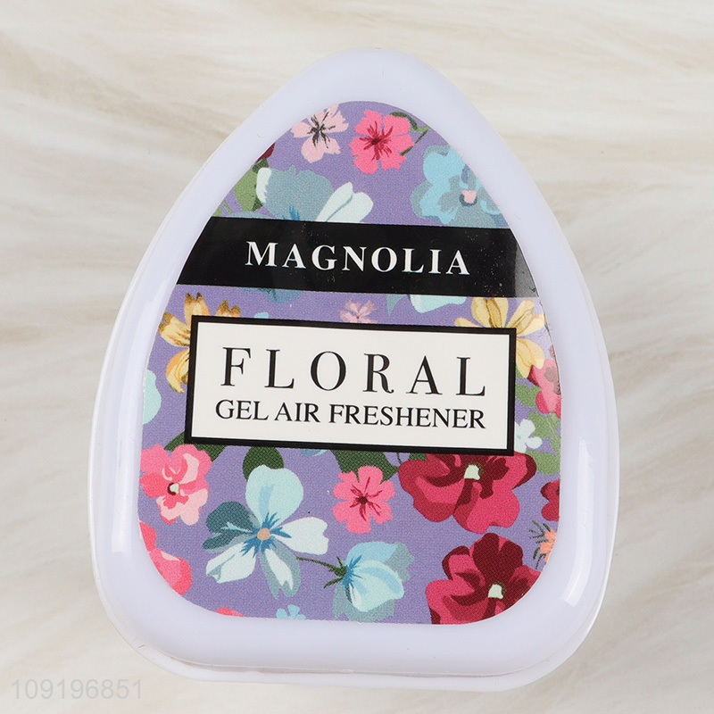 Hot selling long lasting car gel air freshener wholesale