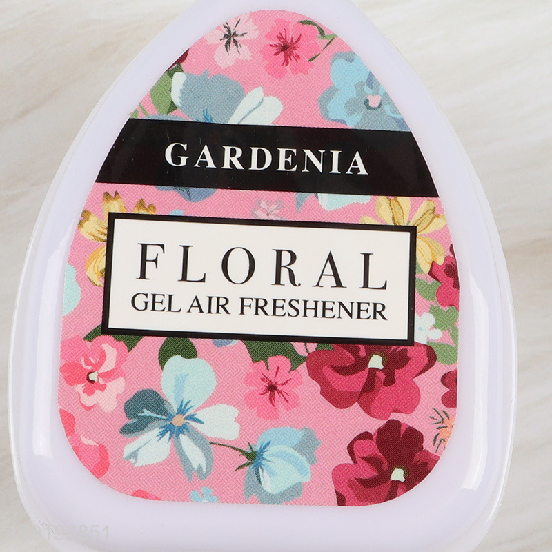 Hot selling long lasting car gel air freshener wholesale