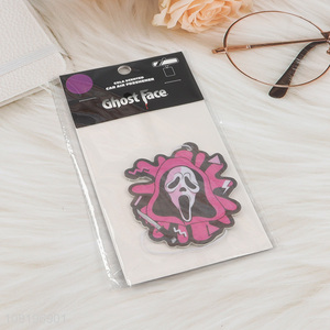Low price ghost face hanging car aromatherapy tablet for sale