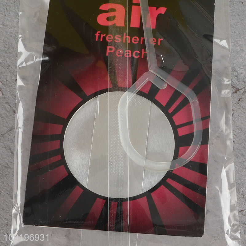 Yiwu market long lasting peach air freshener scented ball for sale