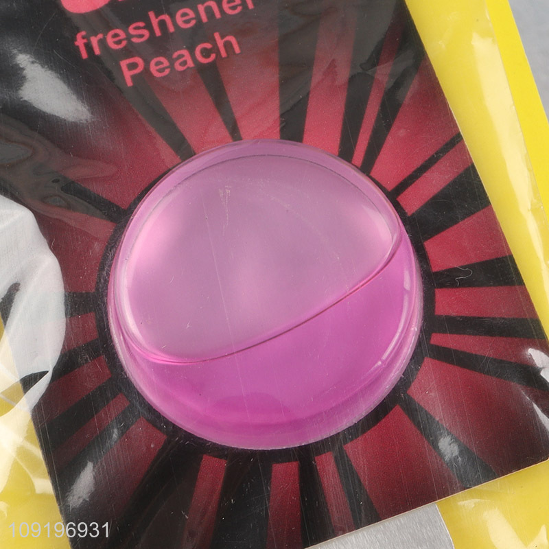 Yiwu market long lasting peach air freshener scented ball for sale