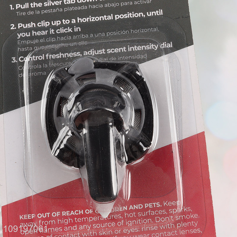 Hot selling long lasting car vent clips air freshener wholesale