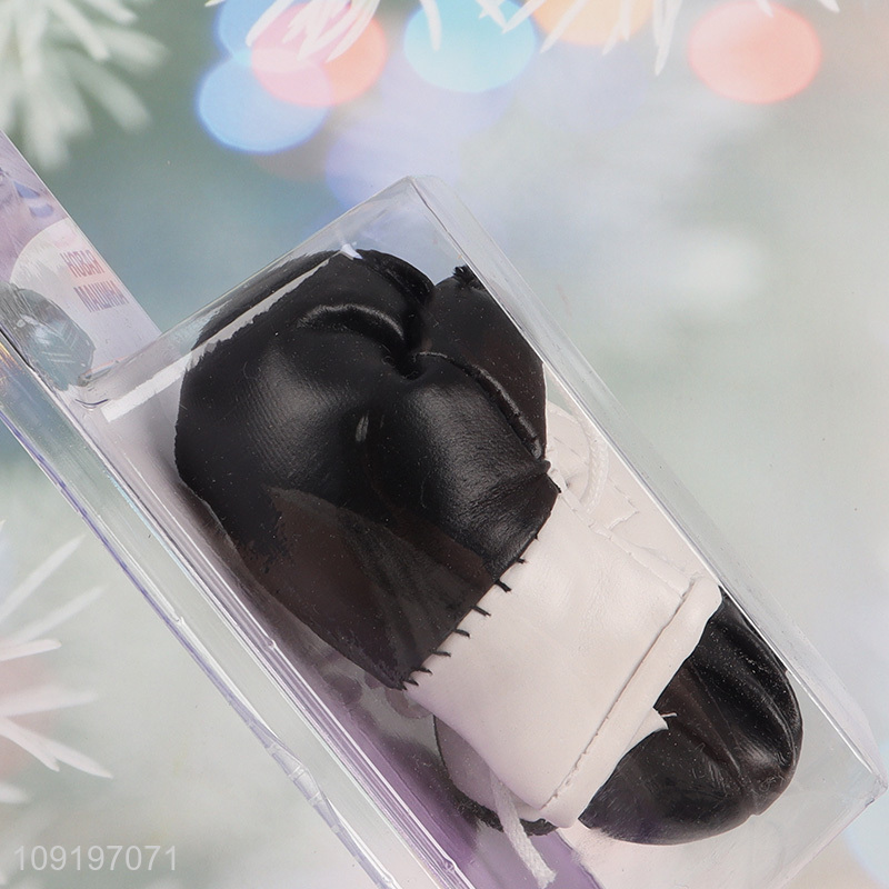 High quality boxing glove shape car aromatherapy hanging ornament
