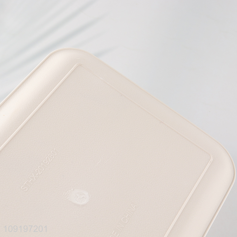 New Arrival Marble Pattern Plastic Serving Tray Plastic Serving Platter