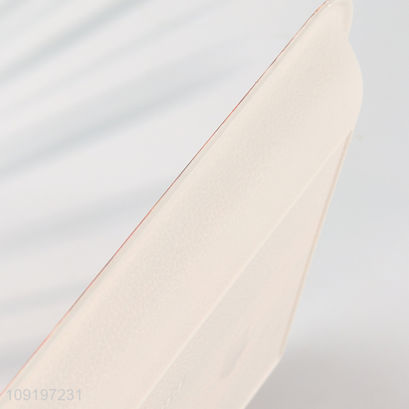 High Quality Wood Grain Plastic Serving Tray Custom Serving Platter